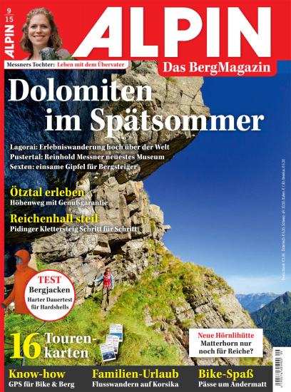 ALPIN-September 2015: Dolomiten im Spätsommer