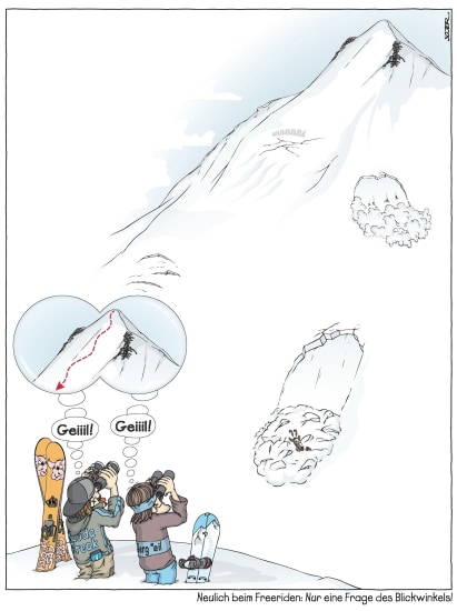 Sojers beste Skitouren-Cartoons 
