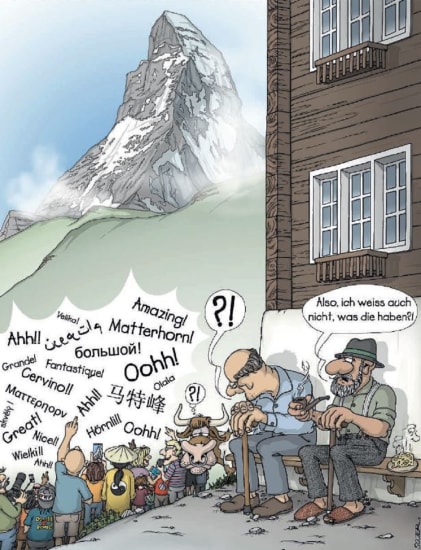 In den Bergen: Die besten Cartoons von Sojer