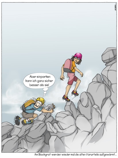Bergsteigen: Die besten Cartoons von Sojer