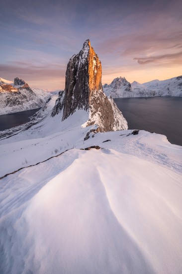 Alpenglühen in Norwegen