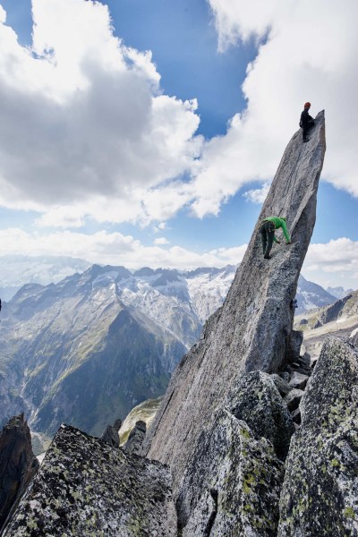<p>Der eigentliche Gipfel des Salbitschijen ist die Gipfelnadel – sicherlich das berühmteste Fotomotiv schlechthin.</p>