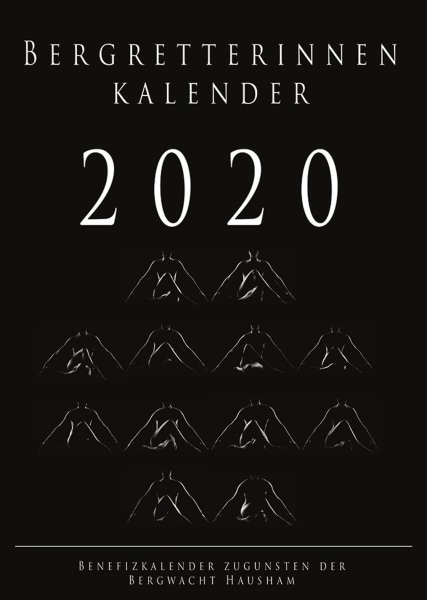 <p>Das Deckblatt des Bergretterinnen-Kalenders 2020.</p>