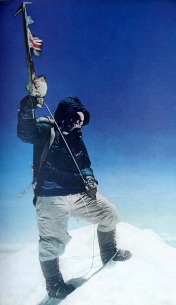 Das einzige Gipfelfoto von der Everest-Erstbesteigung