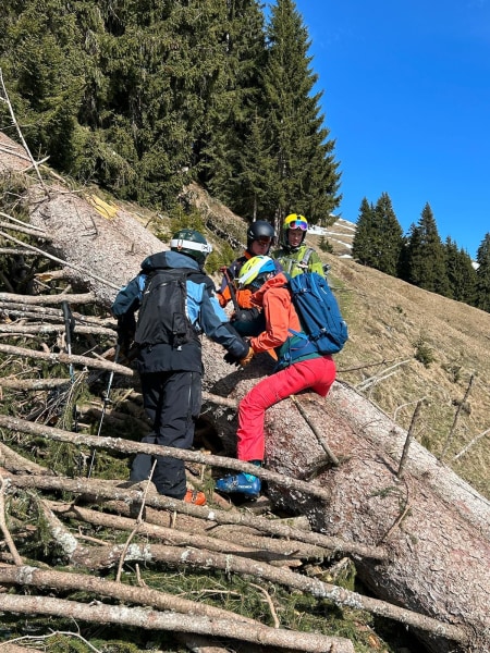 Nicht überall war die Abfahrt perfekt...