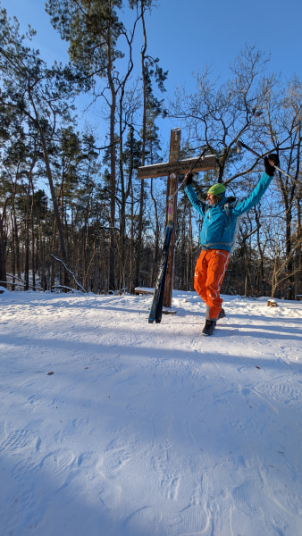 Skitour mitten in Berlin 