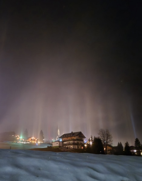 Der Abend vor dem großen Schnee