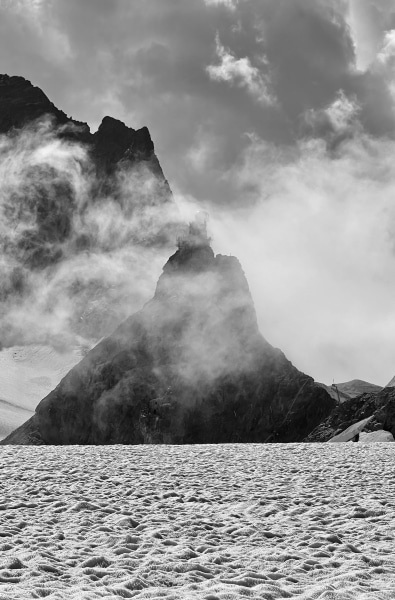 Jungfraujoch im Nebel