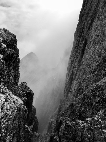 Berggeheimnisse im Nebel