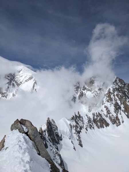 Kuffnergrat am Mont Blanc