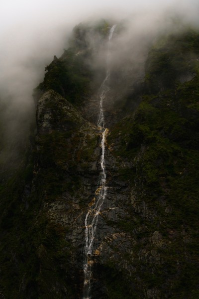 verschleierter Wasserfall