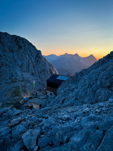 Sonnenuntergang an der Meilerhütte