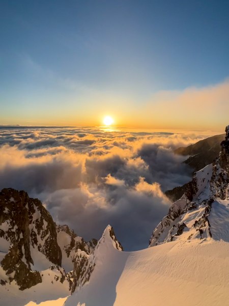 Sonnenaufgang am östlichsten & nördlichsten 2000er der Alpen