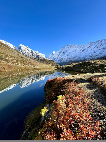 Erster Schnee am Guggisee