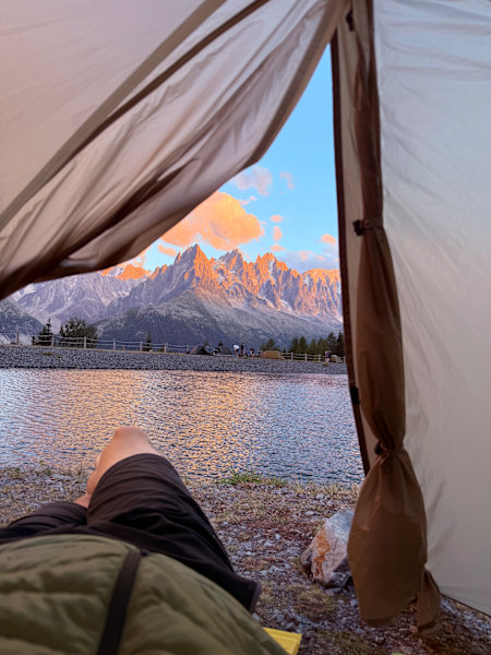 Evening Vibes auf der Tour du Mount Blanc