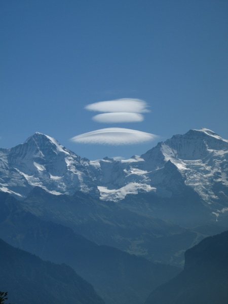 UFO's über dem Jungfraujoch