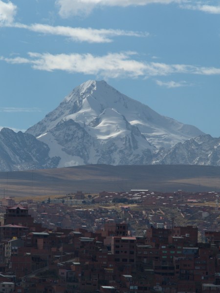Huayna Potosí über La Paz