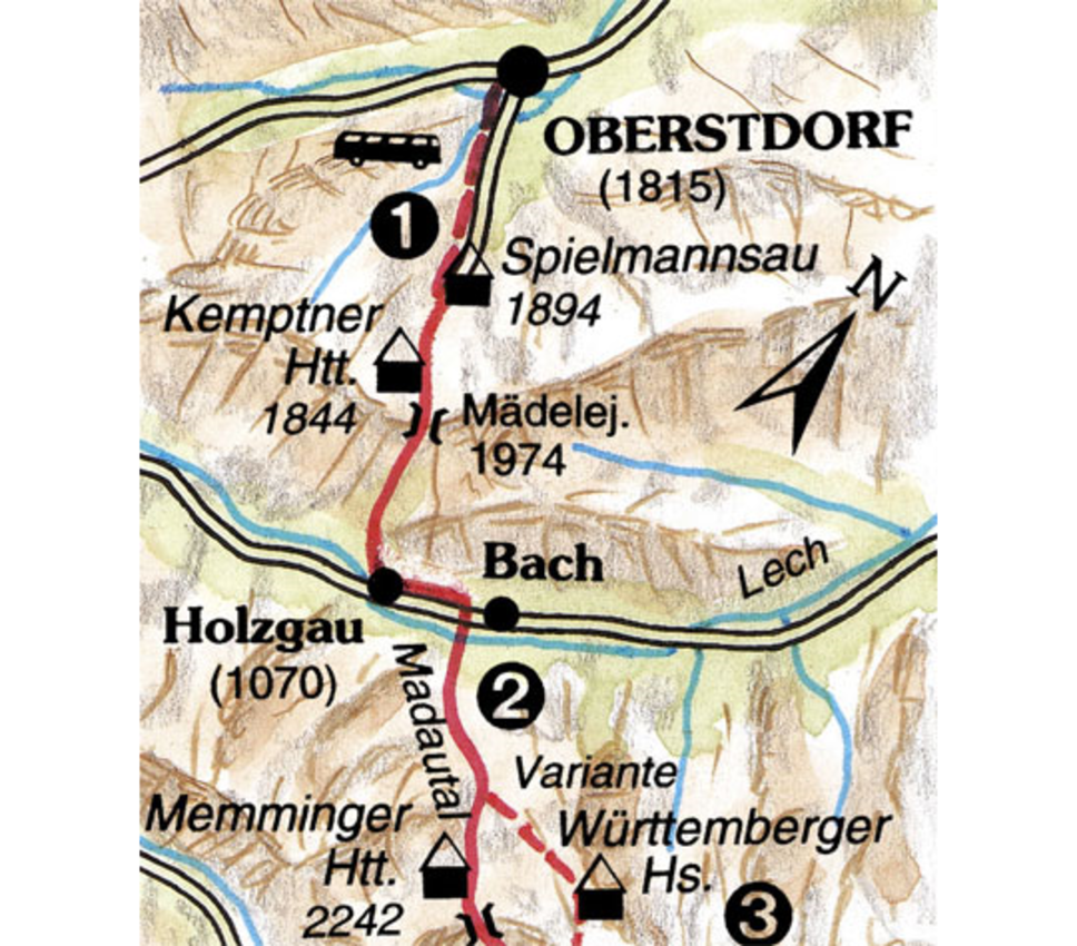 2. Tag: Von der Kemptner zur Memminger Hütte