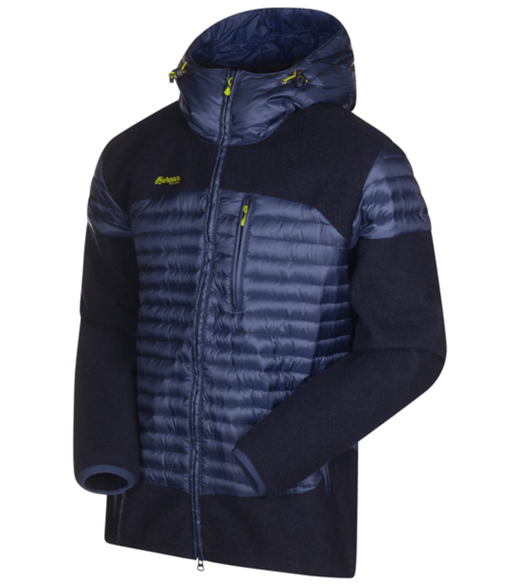 Osen down hot sale wool lady jacket