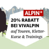 20% Rabatt auf VIVALPIN Touren, Kurse 