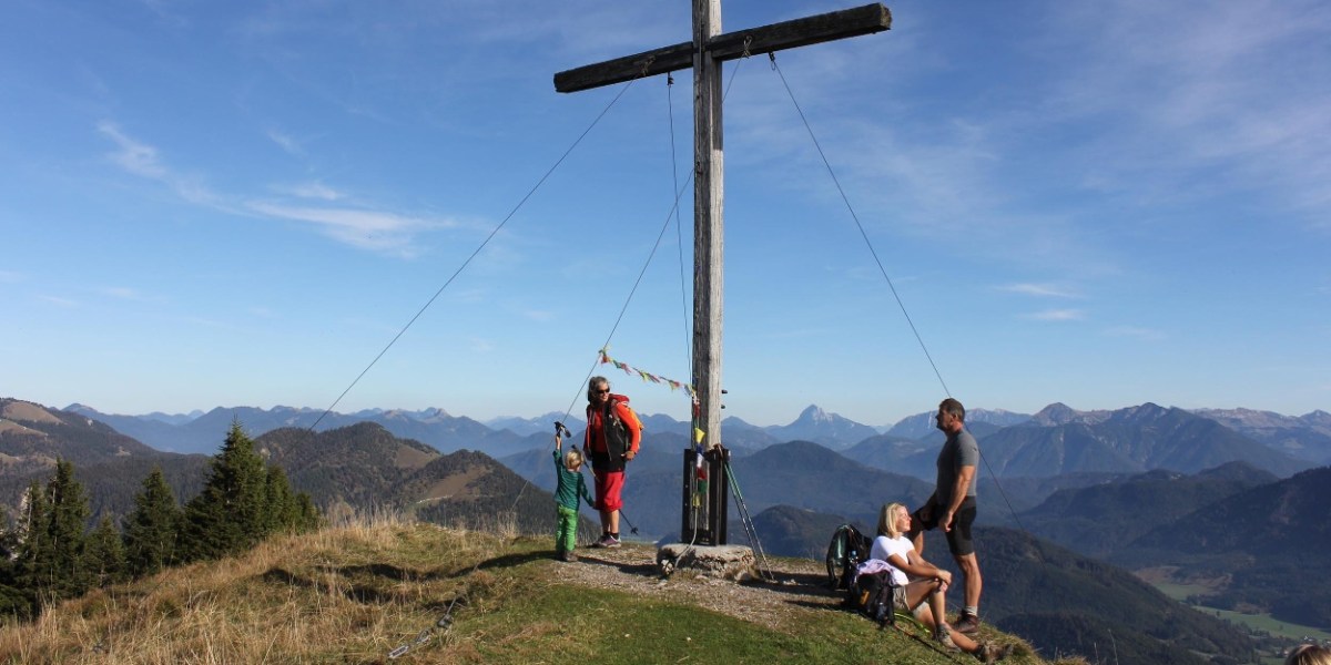 Das stolze Gipfelkreuz