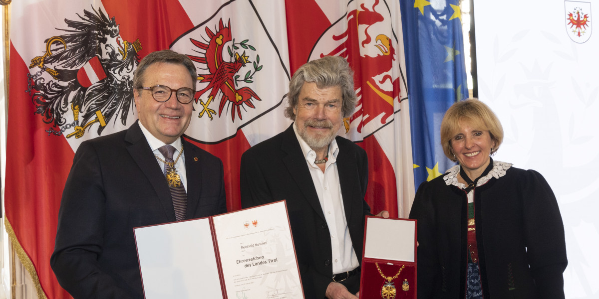 Messner erhält Tiroler Ehrenzeichnen