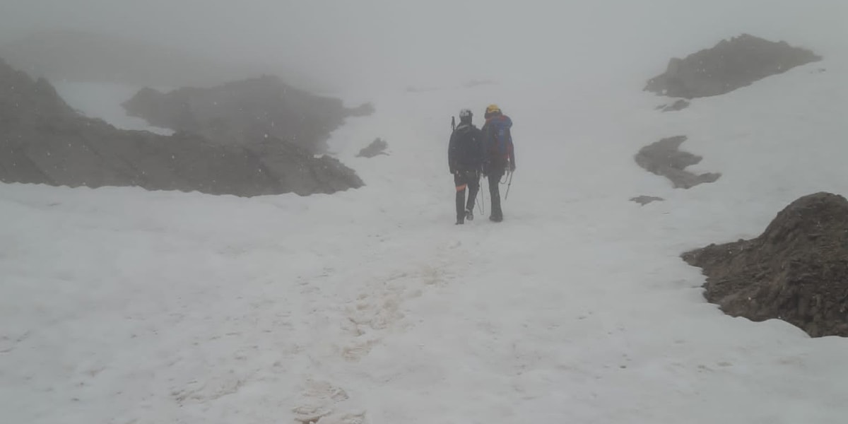 Bergwacht rettet zwei Bergsteiger vom Hindelanger Klettersteig