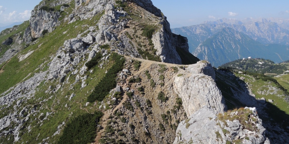Blick zur Haidachstellwand