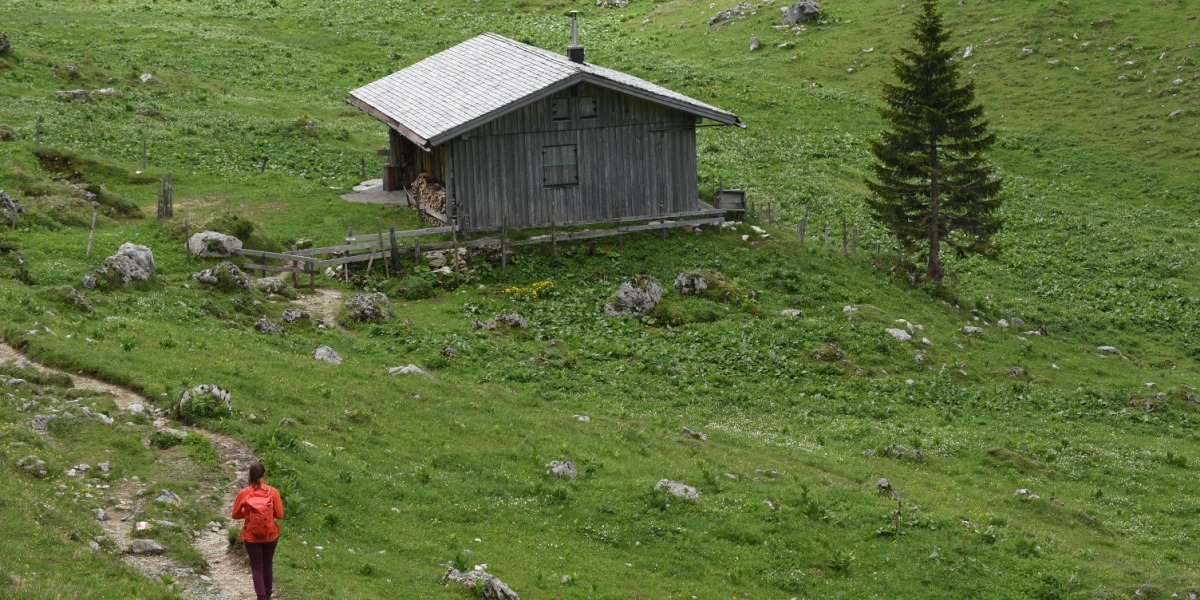 Im Talkessel um die Sebenalpe.