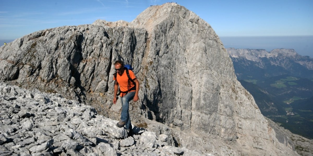 Abstieg vom Hohen Göll