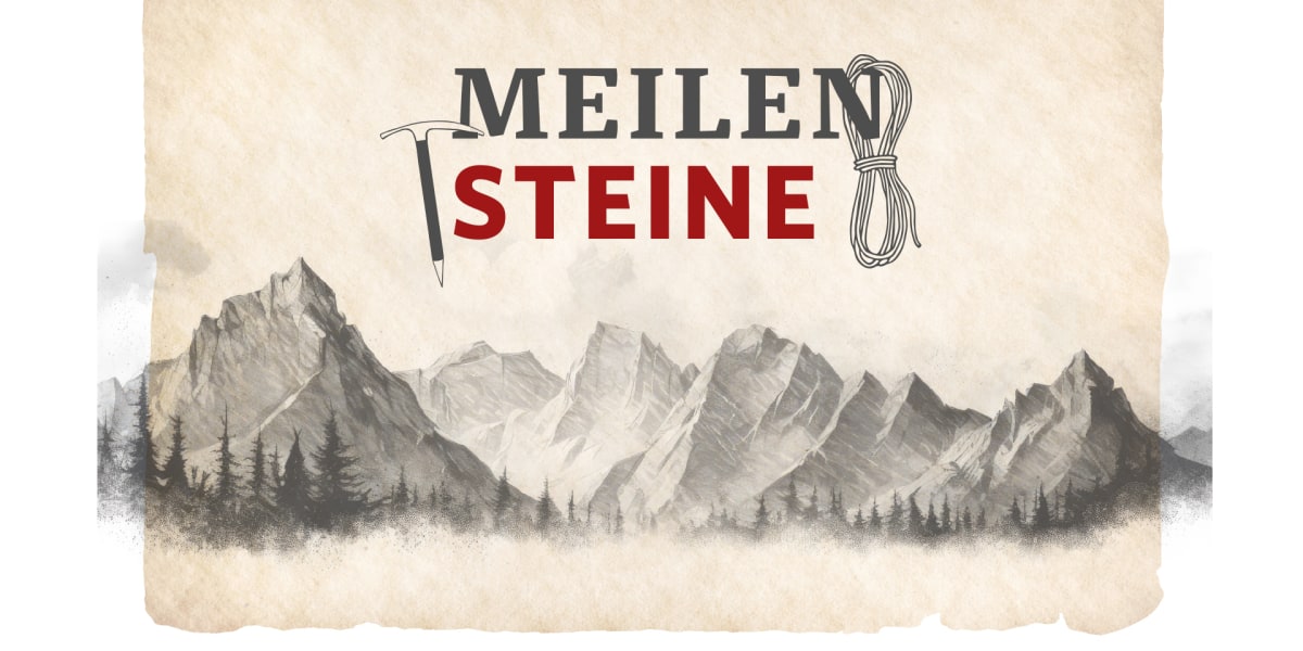 Die neue Ausrüstungsserie in ALPIN: Meilensteine des Alpinismus