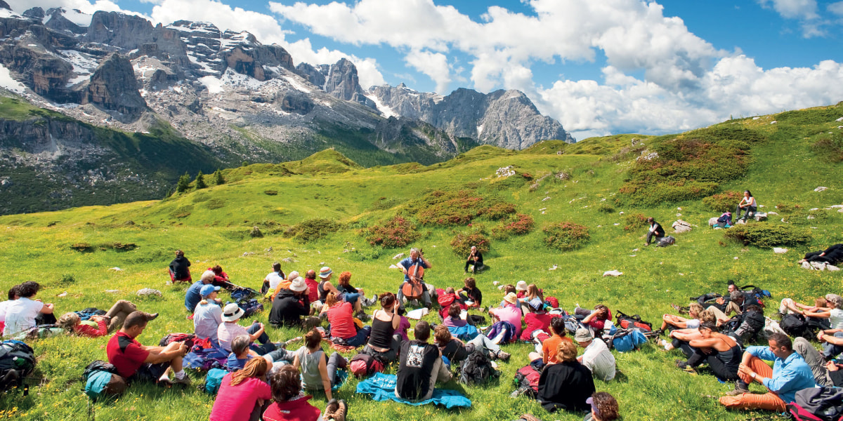 I Suoni delle Dolomiti, Brenta, Dolomiten, Trentino, Cello, Musik, Trekking, Wandern