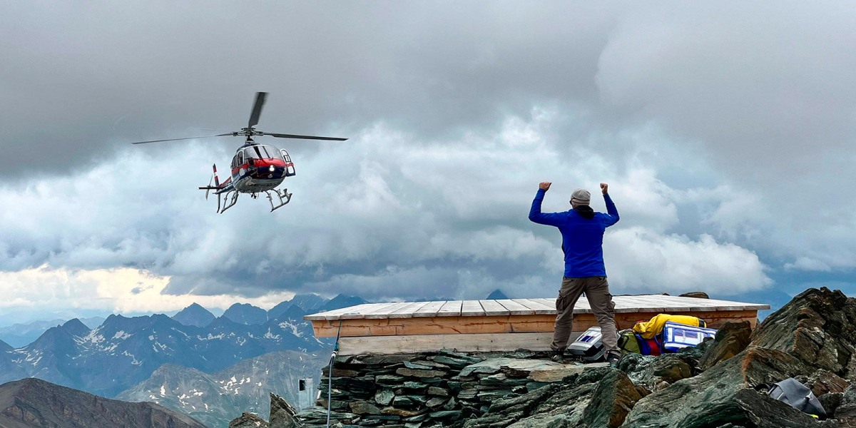 Völlig erschöpft gerettet: Einsatz am Großglockner (Symbolbild!)