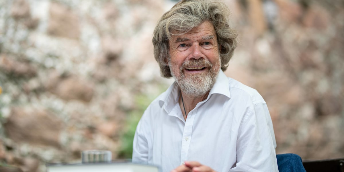 Reinhold Messner spricht über die Risiken am Berg und seine Definition von "richtigem" Bergsteigen.