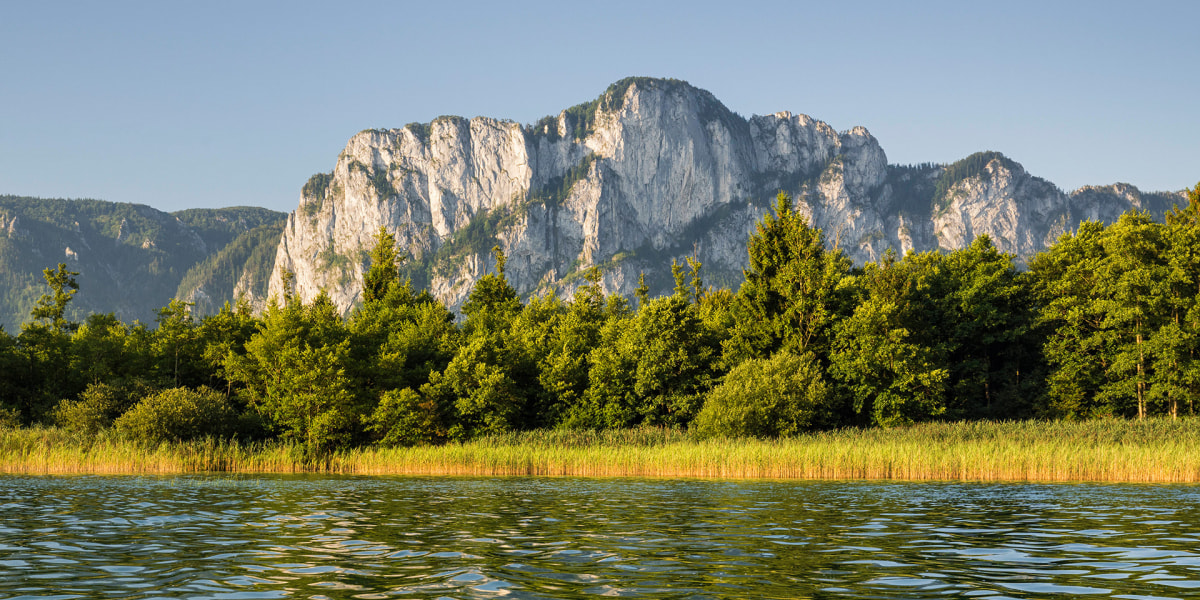 Drachenwand-Klettersteig am Mondsee im Salzkammergut