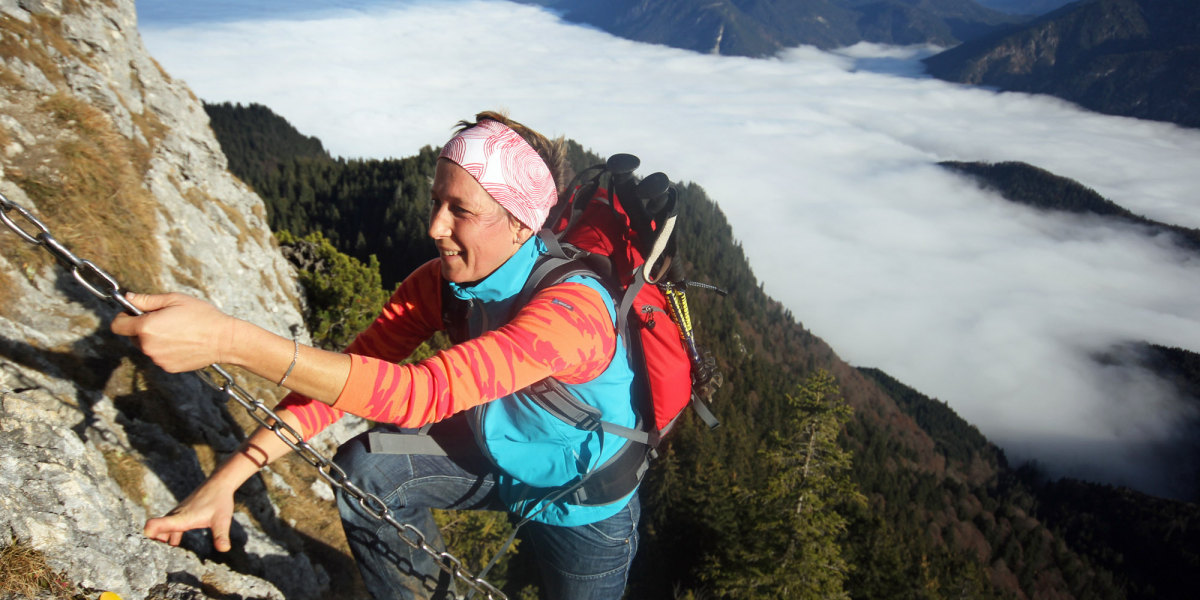 Über dem Hochnebel darf sich über viel  Wochenend-Bergsonne freuen.   