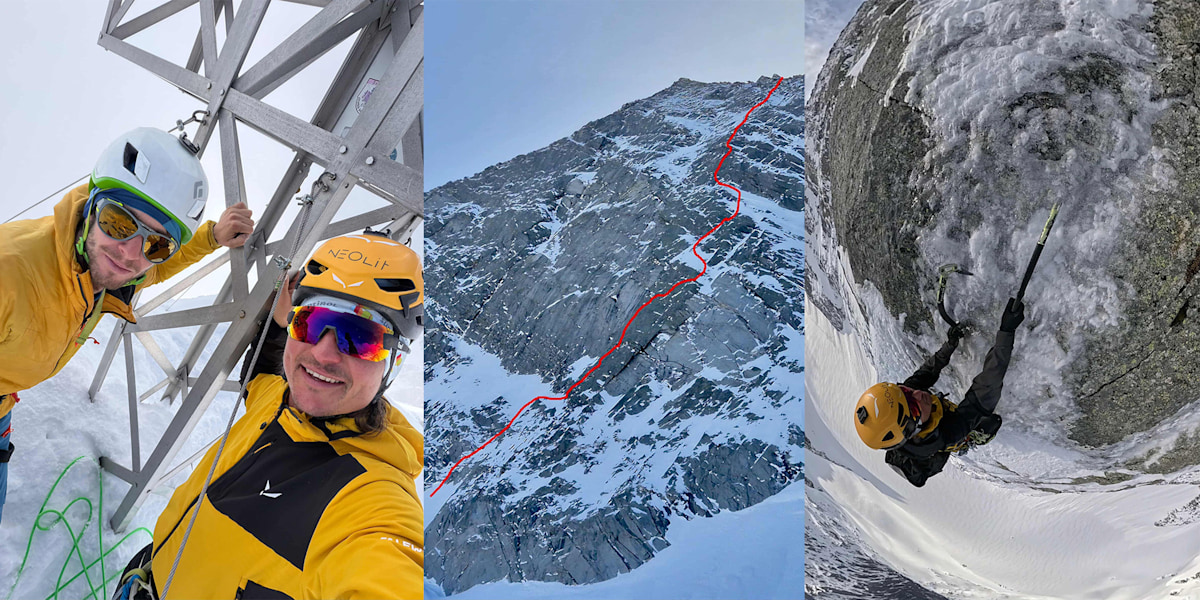 Simon Gietl und Jakob Steinkasserer erschließen neue Route am Weißzint