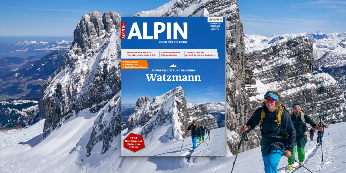 ALPIN 01/2020: Powderglück rund um König Watzmann