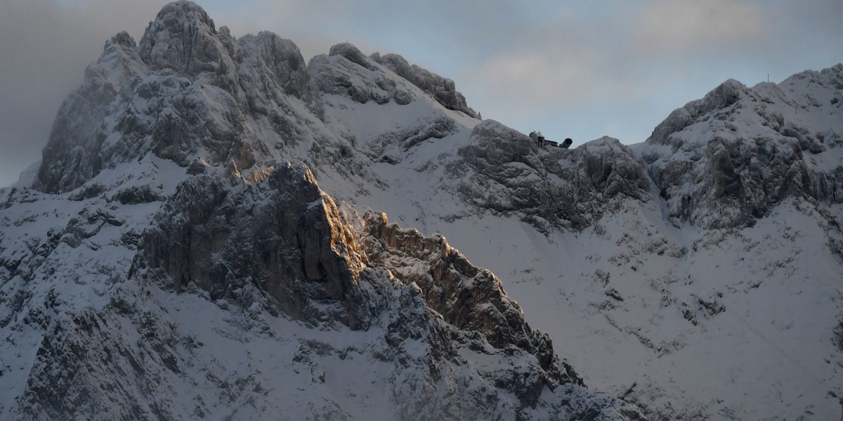 Tödlicher Unfall an der Viererspitze im Karwendel-Gebirge. Symbolbild, das NICHT die aktuellen Verhätnisse zeigt.
