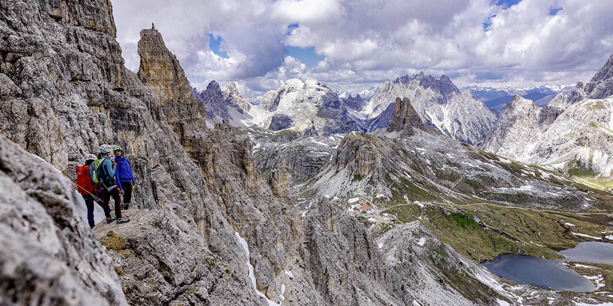 Klettersteigtour in den Sextener Dolomiten