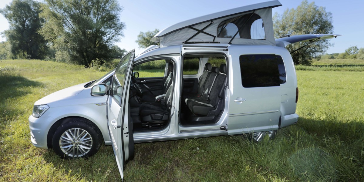 Vorstellung Mini-Wohnmobil VW Caddy Alpin Camper › UMIWO - unterwegs mit  dem Wohnmobil