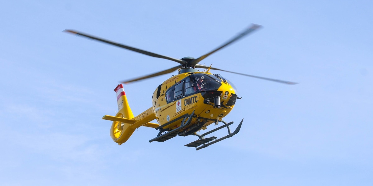 Rettungshelikopter im Einsatz (Symbolbild)