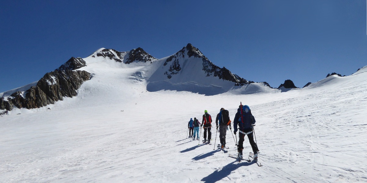 Tirols Paradeberg: im Aufstieg zur 3768 Meter hohen Wild­spitze.