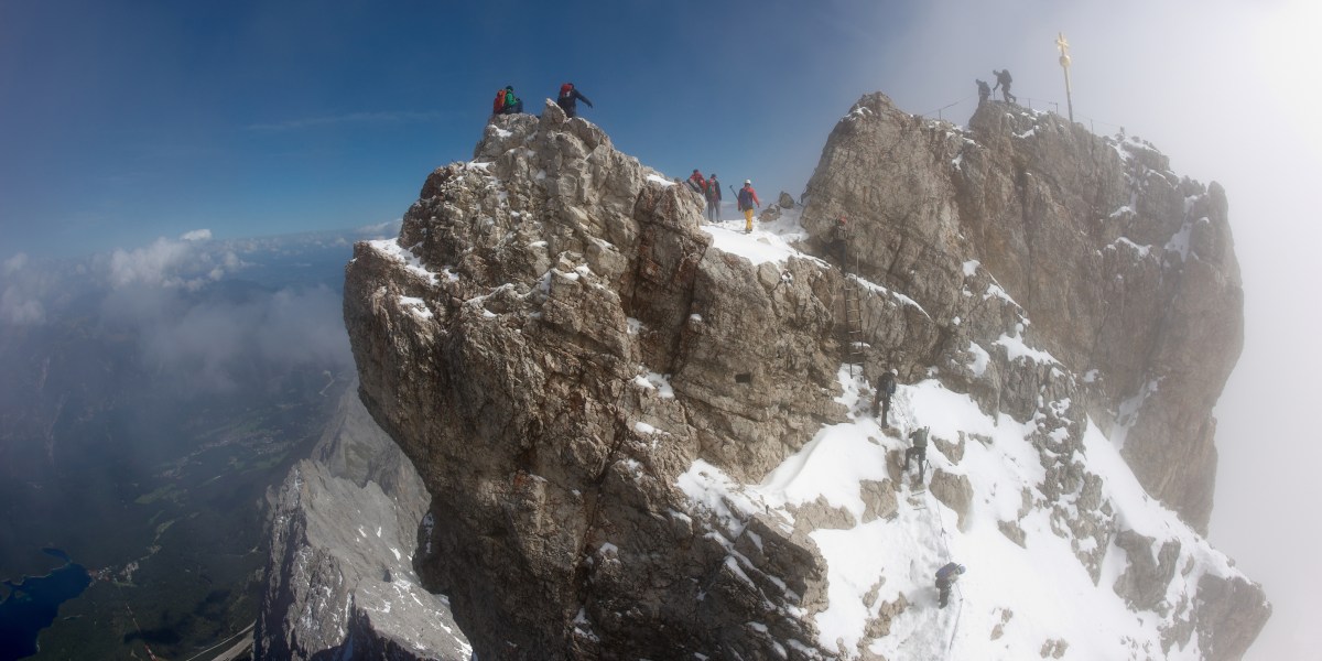 Parforceritt im Wetterstein: Die Zugspitze als Tagestour