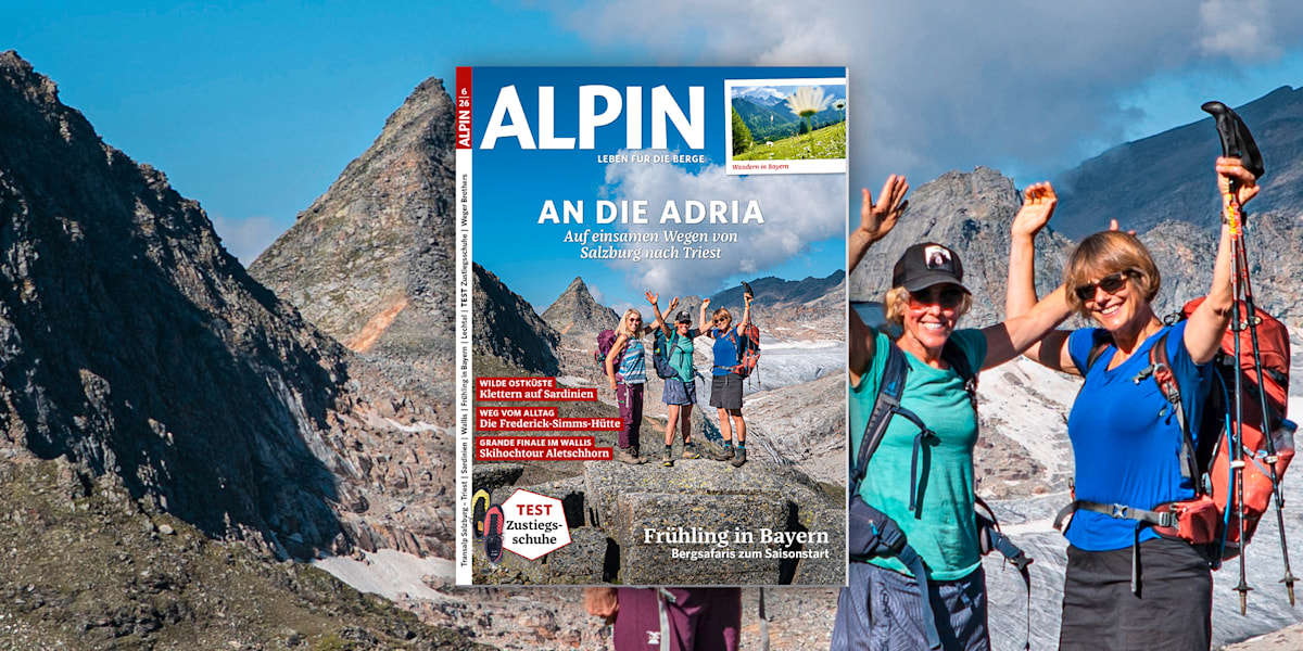 ALPIN 06/26: Transalp von Salzburg nach Triest & Frühsommer in Bayern