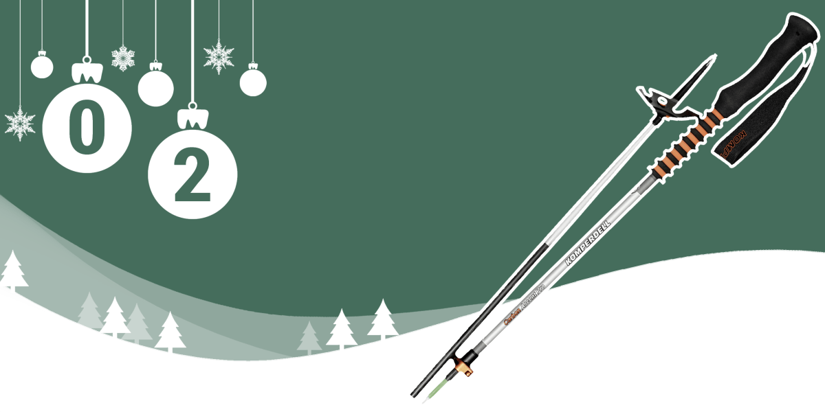 Carbon Skitourenstock, Komperdell Carbon C7 Ascent Pro, Gewinnspiel, Preise, Adventskalender, ALPIN Adventskalender, Türchen