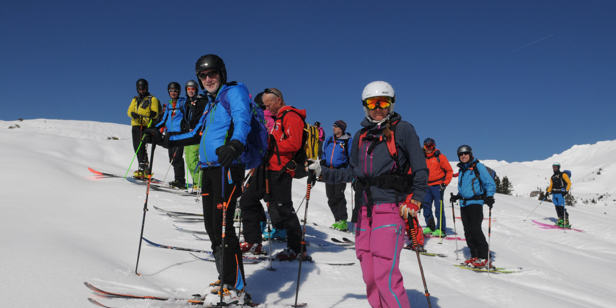 Skitourenwochenende, Skitourenevent, Skitourenveranstaltung, ALPIN Tiefschneetage Anmeldung, Skitourenmesse