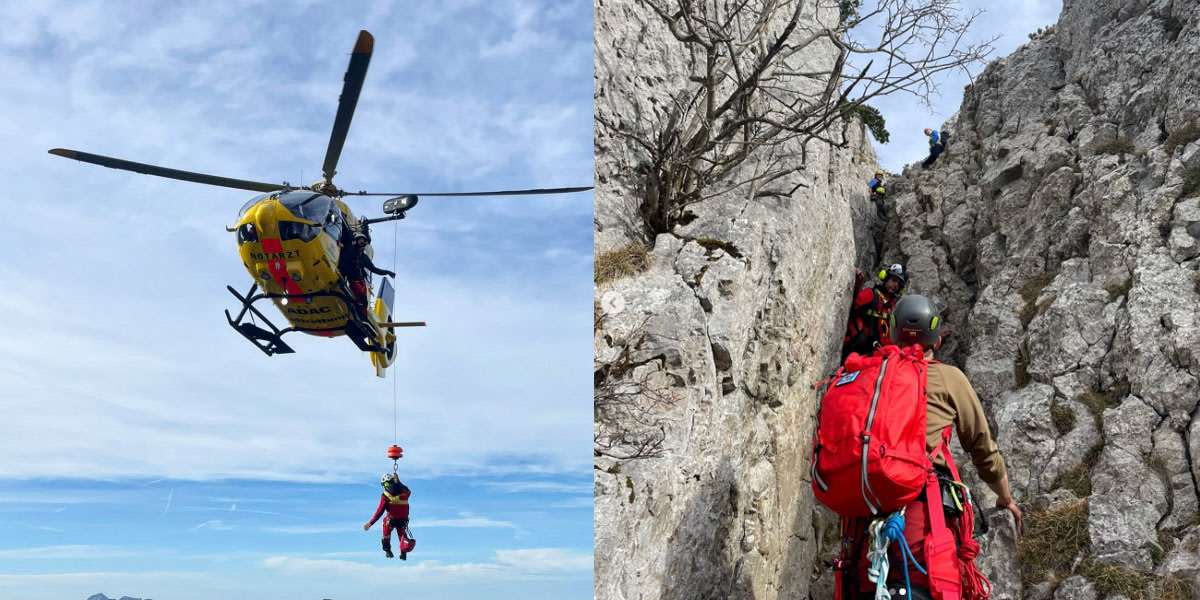 Bergwacht gefordert: Schwere Bergunfälle an Risserkogel und Blankenstein