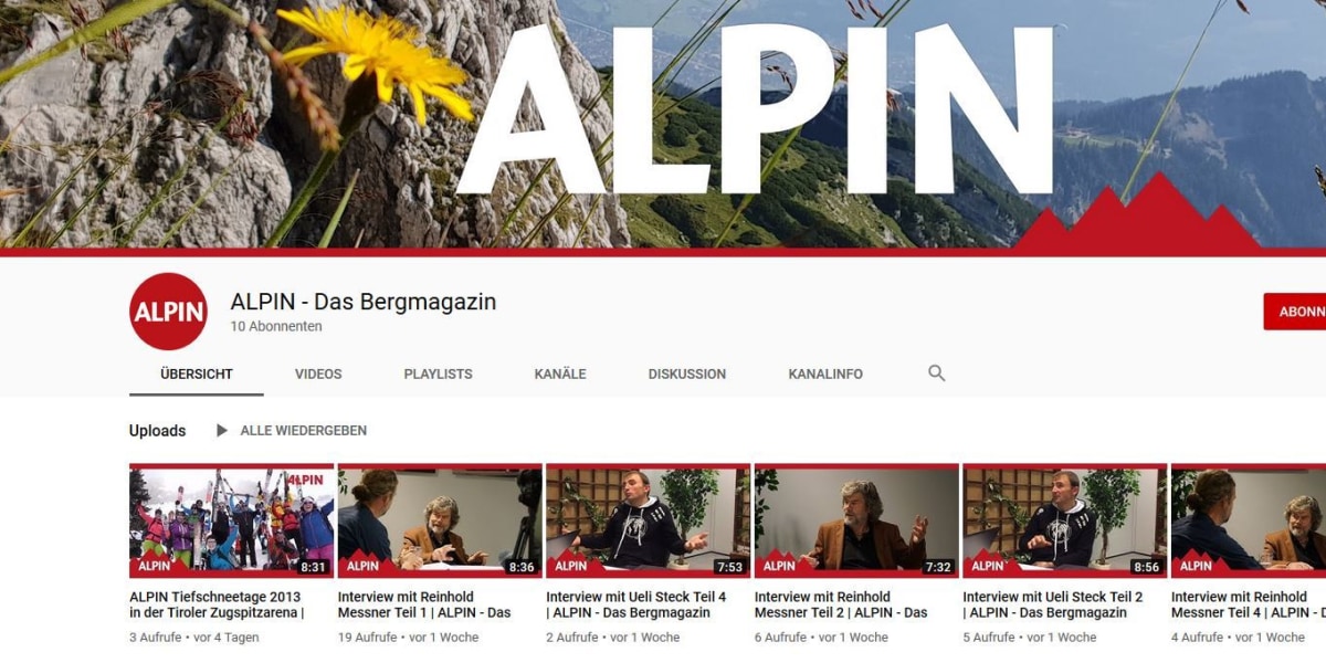 ALPIN goes Youtube!