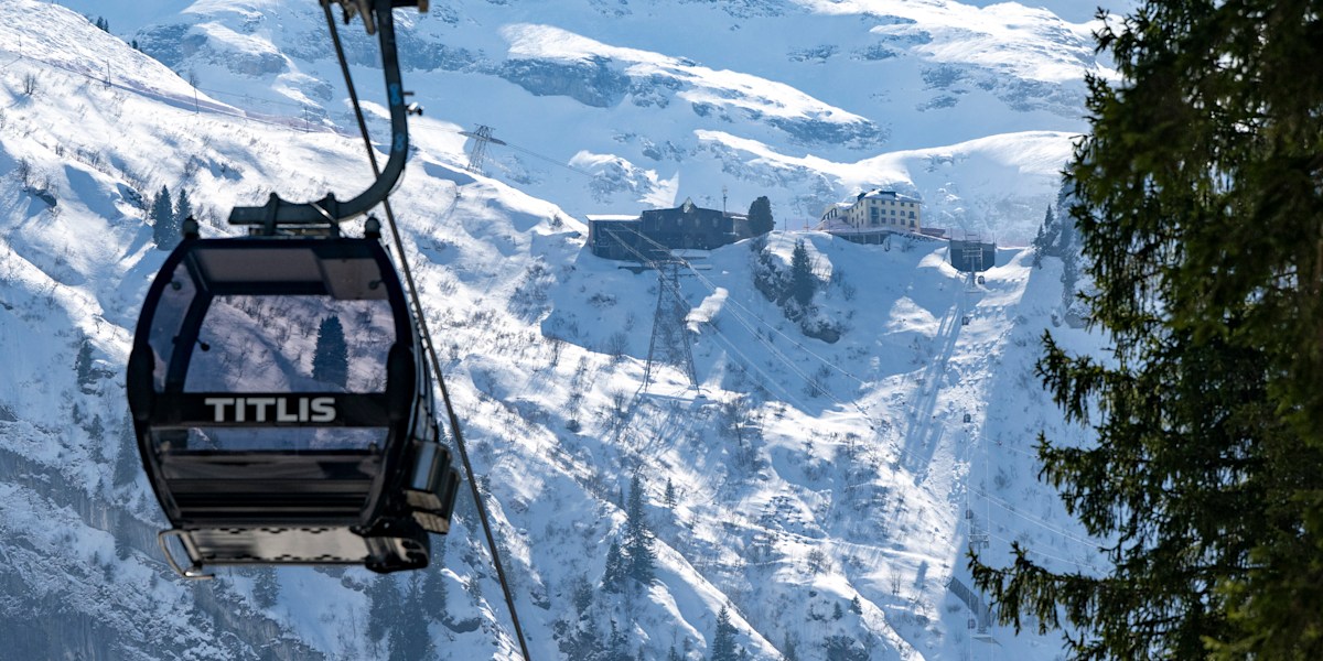 Abgestürzt: Die Gondelbahn Engelberg-Titlis-Express.